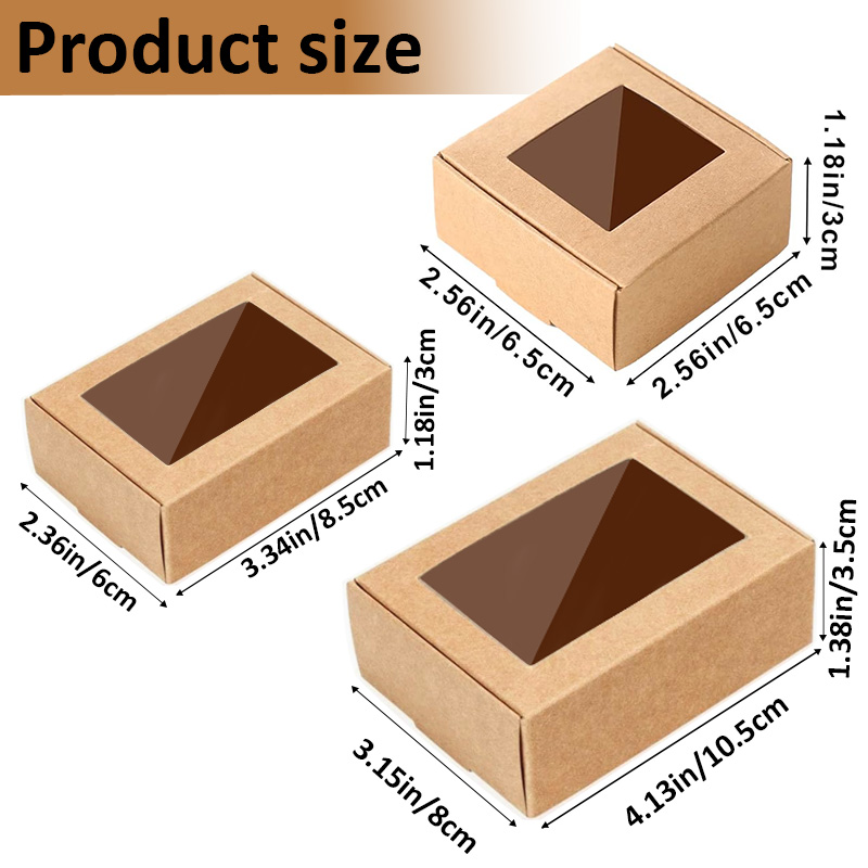 Soap Making Box - 15/35/50 PCS Self-Made Packaged Soap Box,