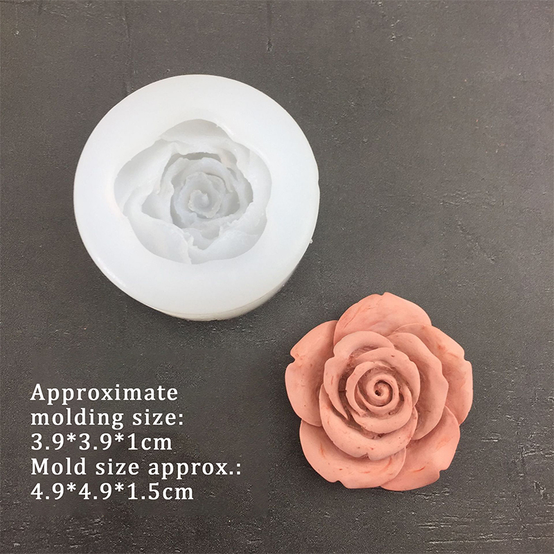 3D Rose Flower Shape Leaf Sili - Soap Making Name 评论和价格