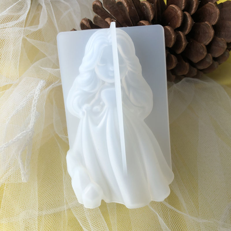 3D Cute Princess Silicone Cand - Soap Making Name 评论和价格