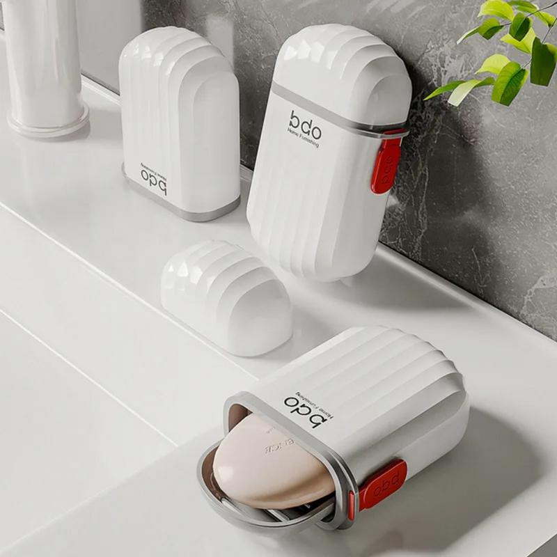 1Pc Travel Soap Dish with Drai - Soap Making Box 评论和价格