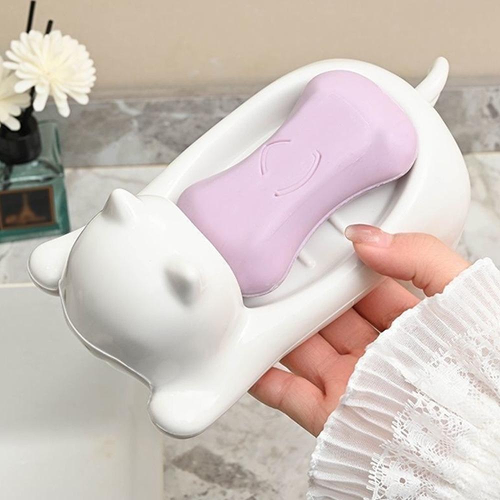 Cute Cat Duck Shape Soap Box S - Soap Making Box 评论和价格