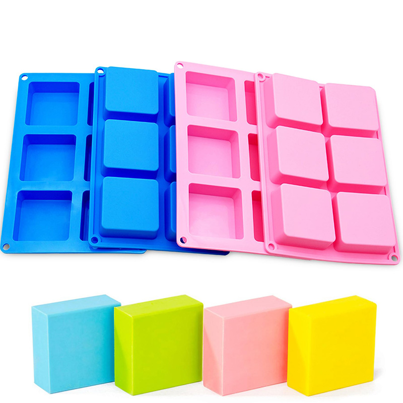 Square Soap Molds 6-Cavity Non - Soap Making Name 评论和价格