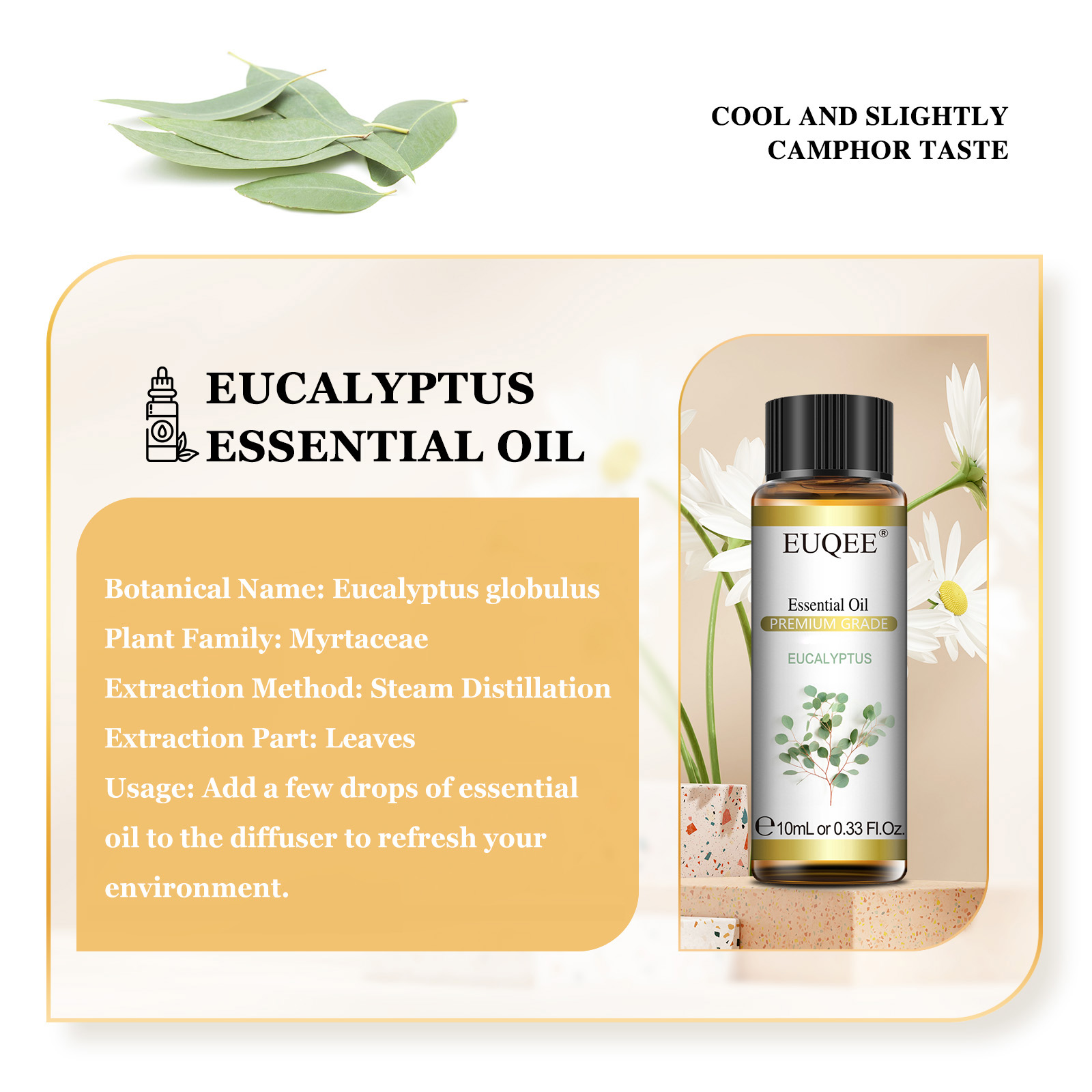 EUQEE 10ML Natural Essential O - Soap Making Essential Oils 评论和价格