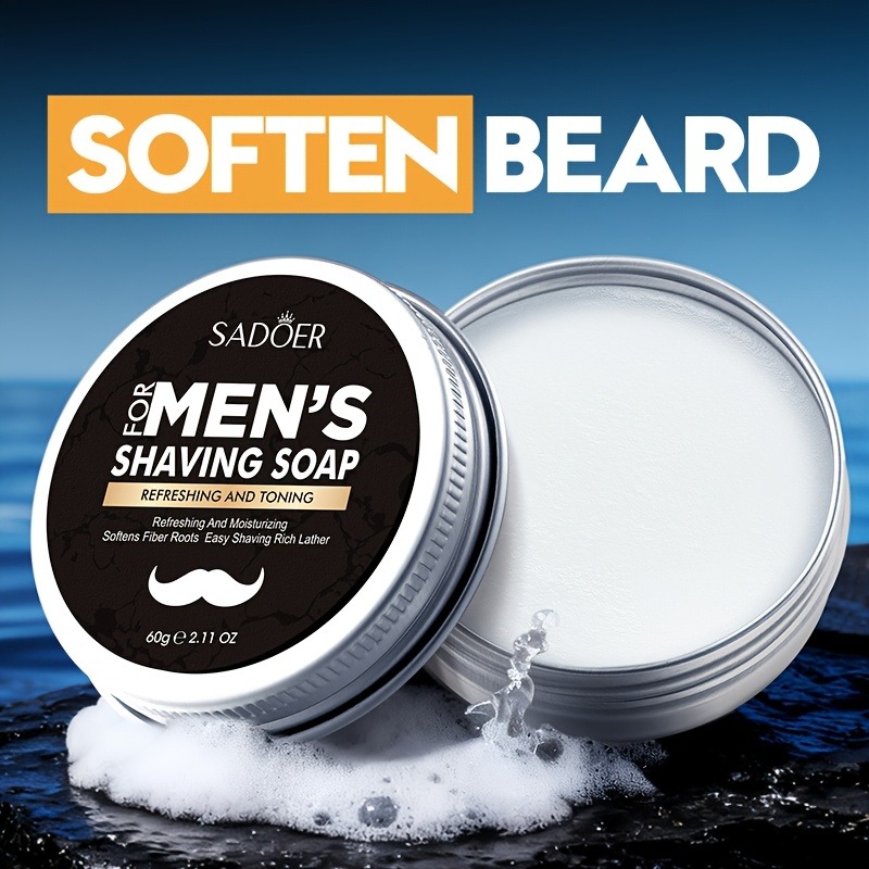Men's Shaving Soap, Containing - Soap Making Essential Oils 评论和价格