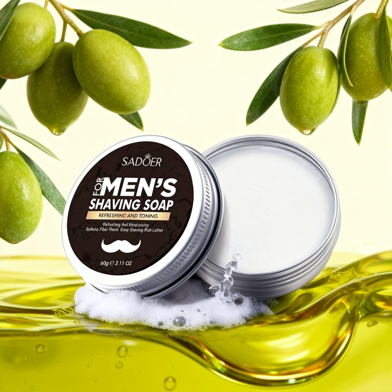 Men's Shaving Soap, Containing - Soap Making Essential Oils 评论和价格