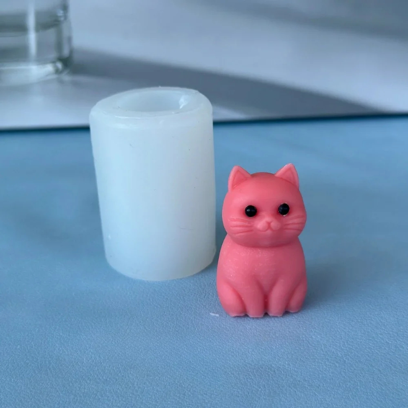 3d fat cat  animal silicone ca - Soap Making Animal Fat 评论和价格