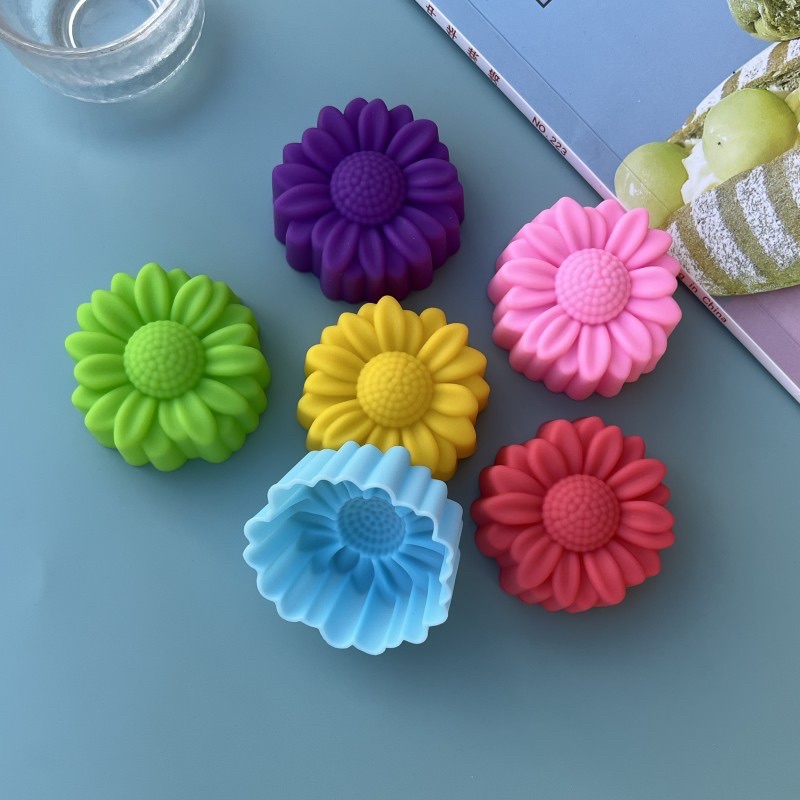 6 Pcs Set Non-Stick Flower Des - Soap Making Name 评论和价格