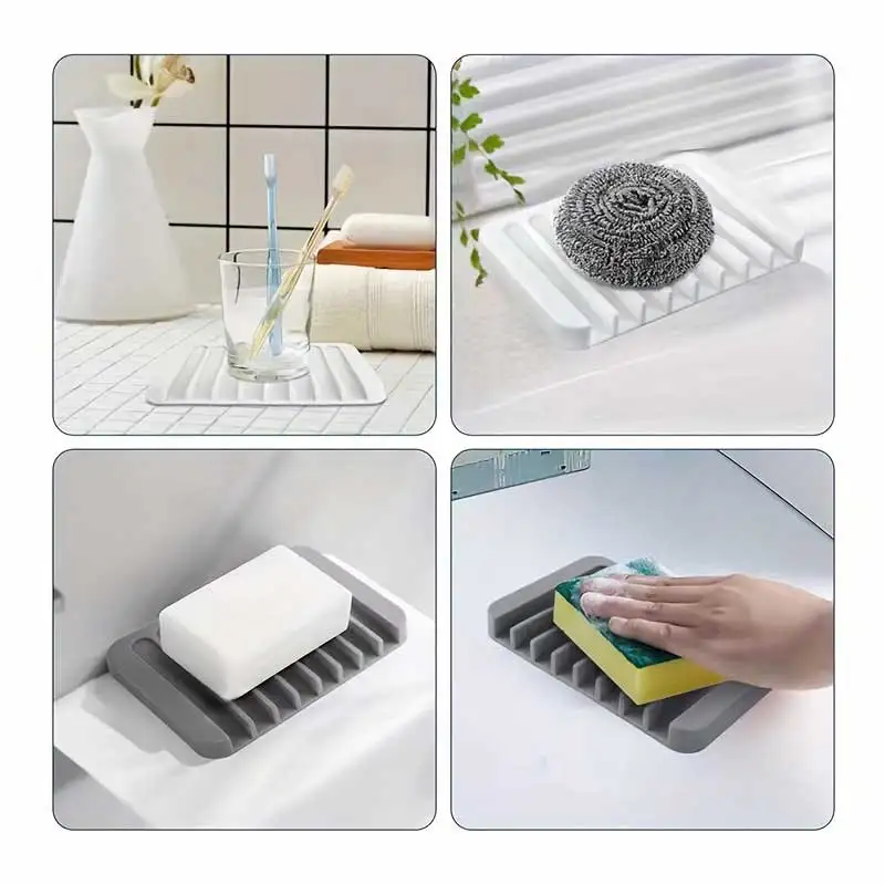 New 1PC Silicone Draining Soap - Soap Making Box 评论和价格