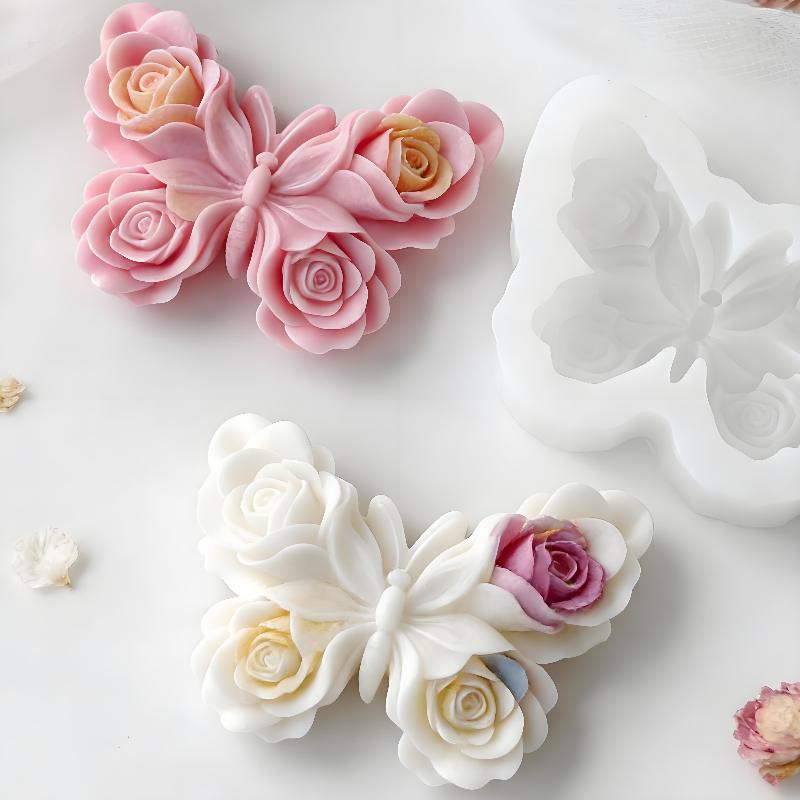 DIY Rose Butterfly Form Silico - Soap Making Name 评论和价格
