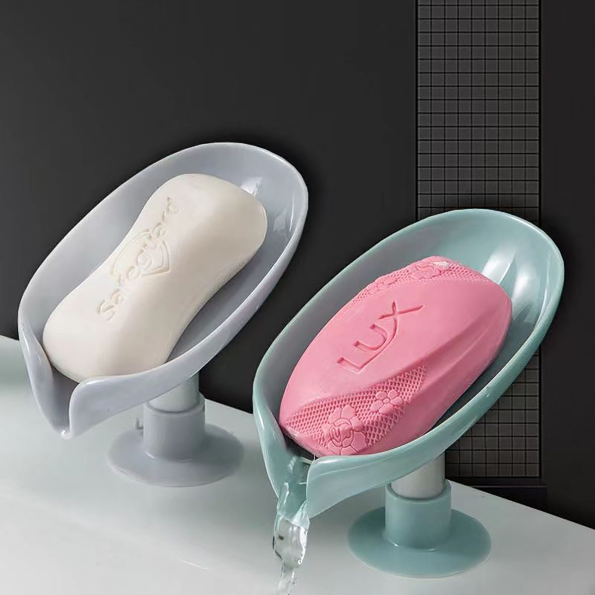 Leaf Shape Soap Box Drain Soap - Soap Making Box 评论和价格