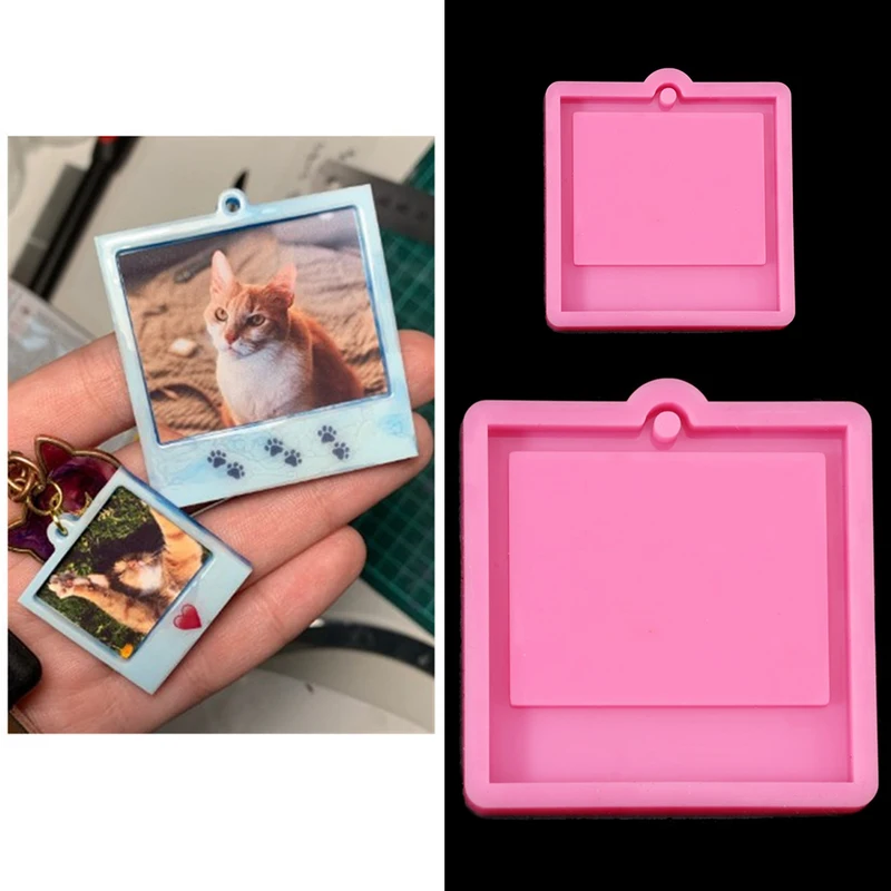 Photo Frame Epoxy Resin Keycha - Soap Making Name 评论和价格